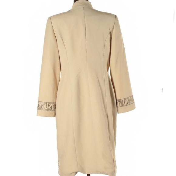 Vtg DONNA VINCI Embroidered Jacket Couture Embellished Coat - Picture 5 of 6